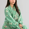 2 Piece - Digital Printed Embroidered Suit - 42601593