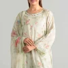 3 Piece - Digital Printed Embroidered Suit - 42601913
