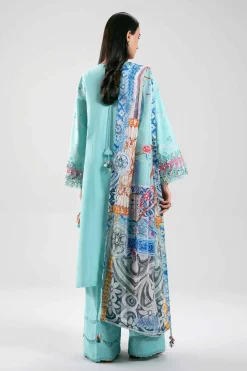 3 Piece - Digital Printed Embroidered Suit - 42601320