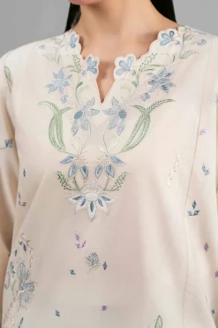 2 Piece - Digital Printed Embroidered Suit - 42601423