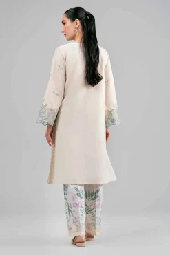 2 Piece - Digital Printed Embroidered Suit - 42601423