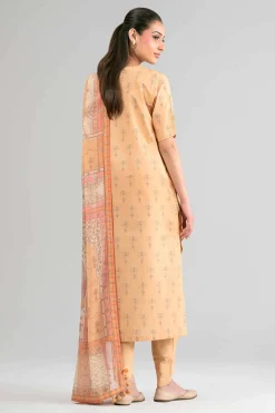2 Piece - Digital Printed Embroidered Suit - 42601584