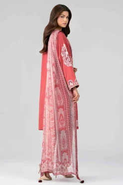 3 Piece - Digital Printed Embroidered Suit - 42601769