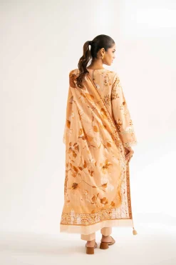 3 Piece - Digital Printed Embroidered Suit - 42502211