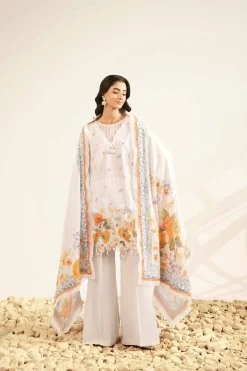 3 Piece - Digital Printed Jacquard Suit - 42502118