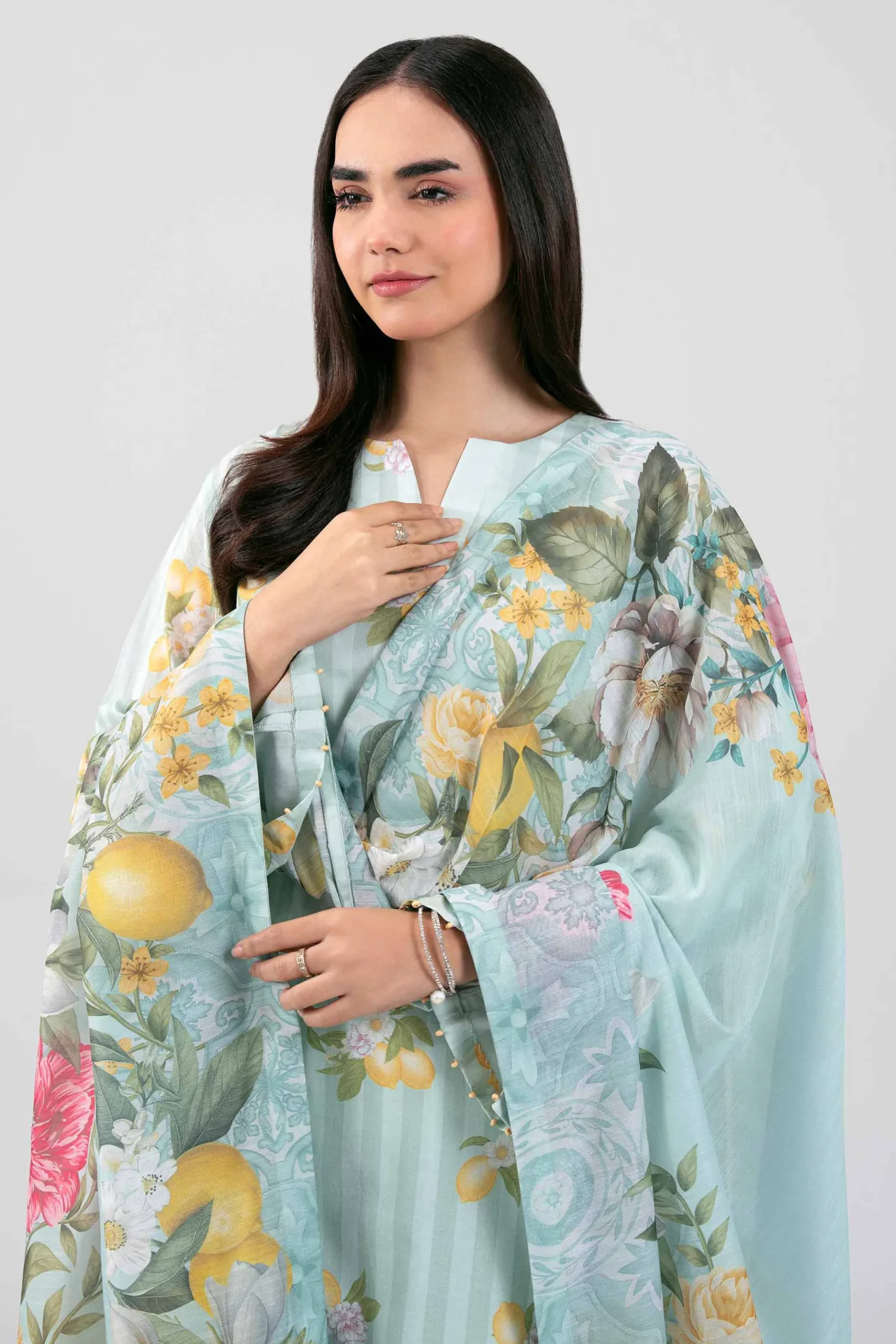 3 Piece - Digital Printed Suit - 42601500