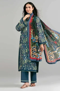 3 Piece - Digital Printed Suit - 42601495