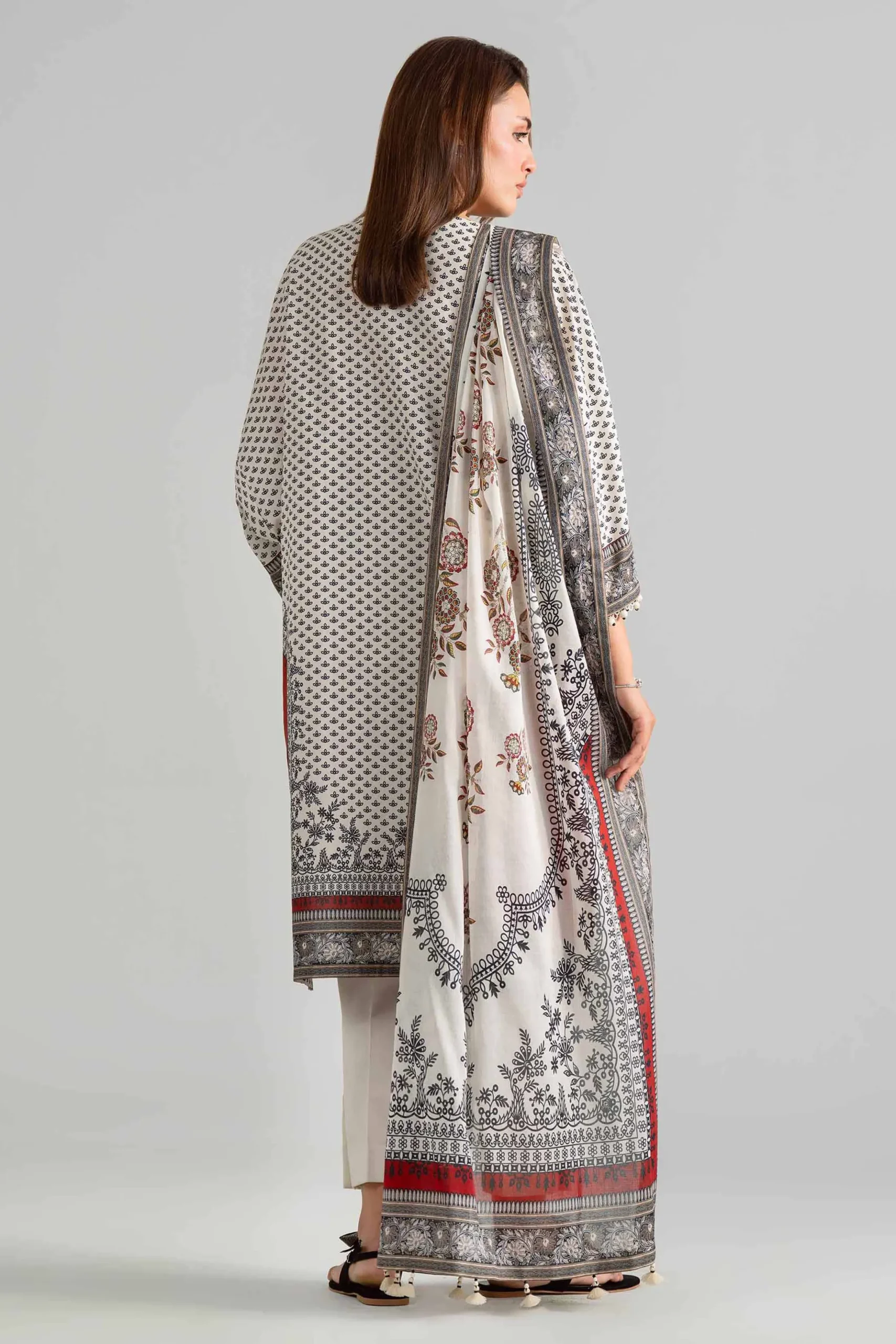 3 Piece - Digital Printed Suit - 42601849