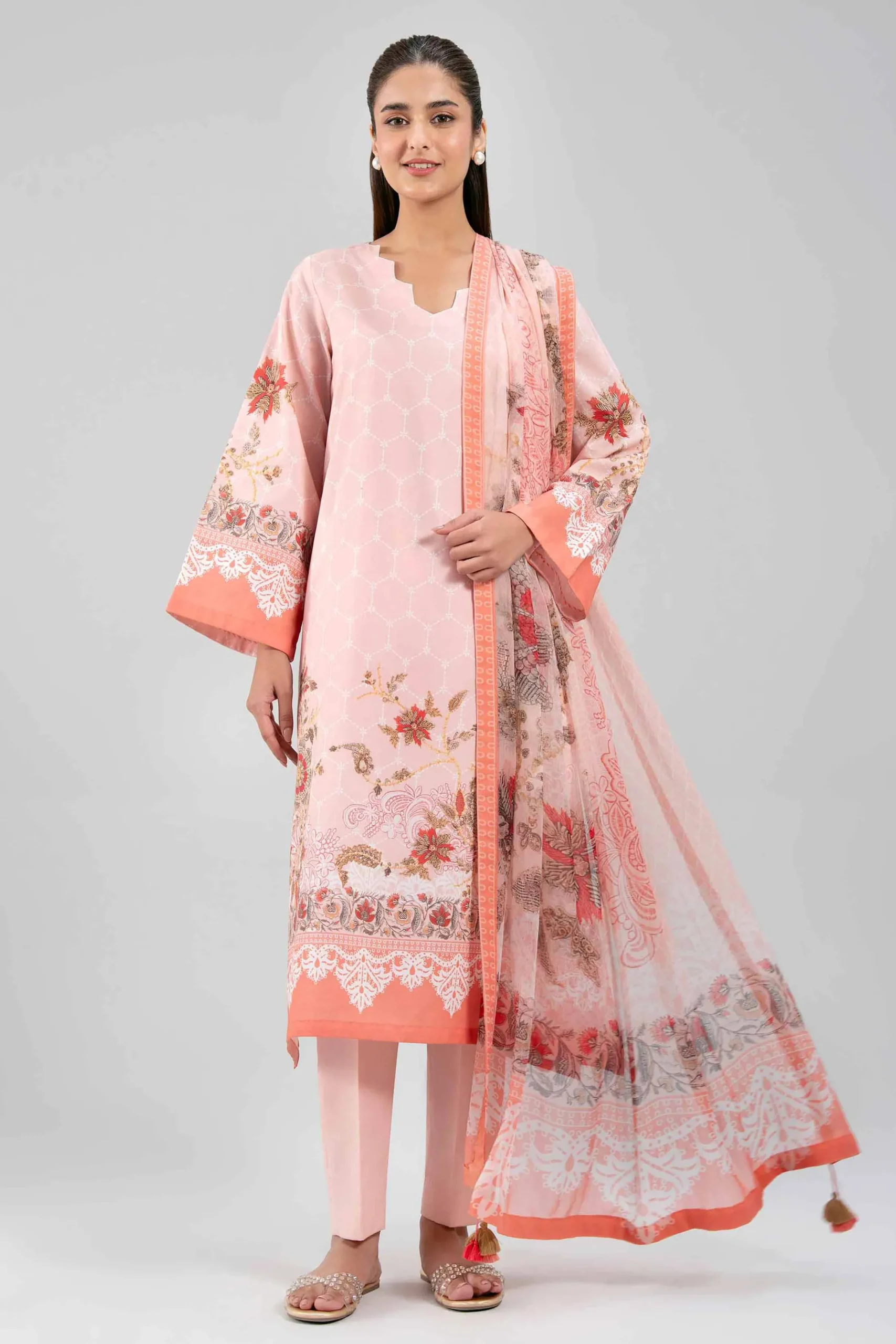 3 Piece - Digital Printed Suit - 42601245