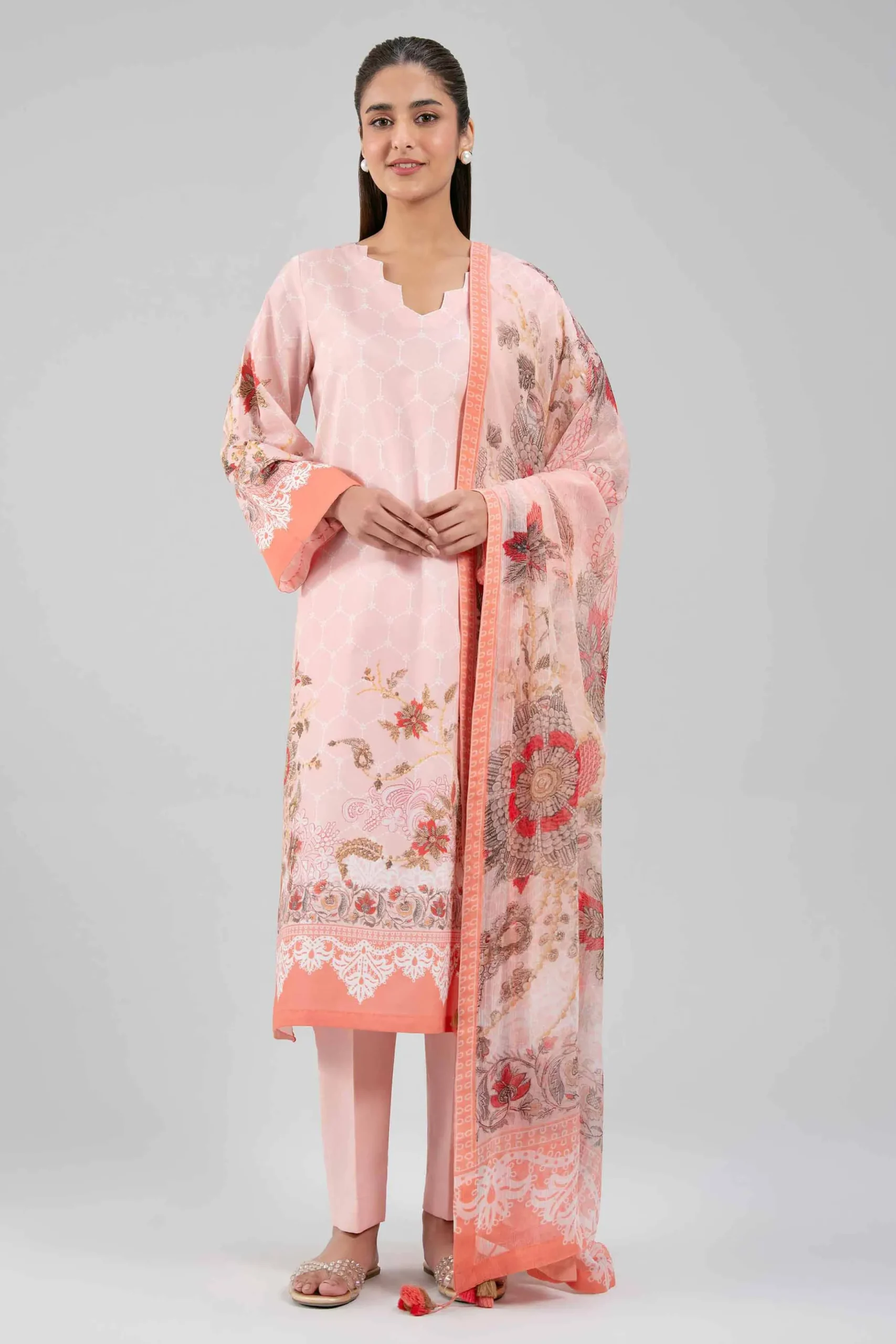 3 Piece - Digital Printed Suit - 42601245