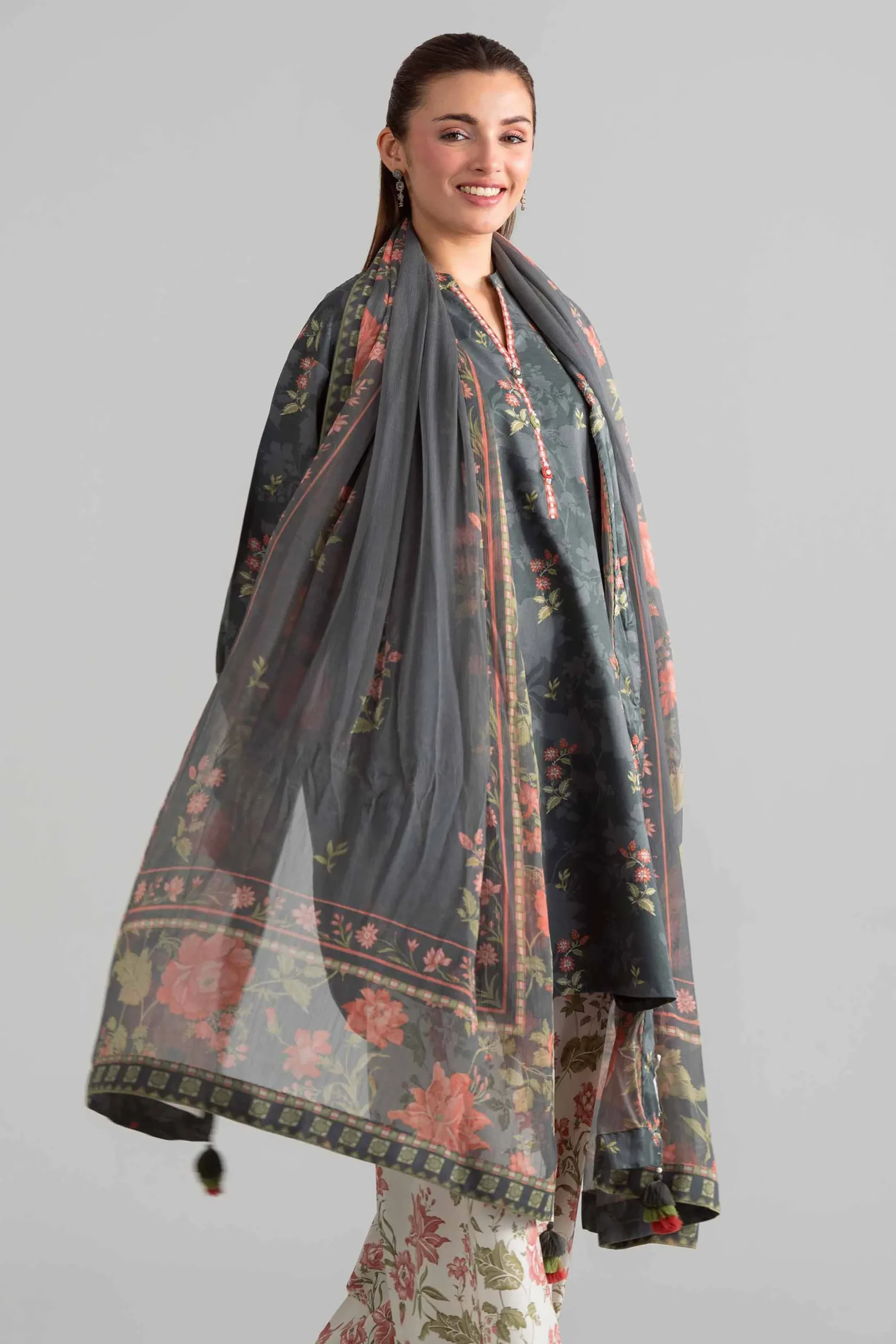 3 Piece - Digital Printed Suit - 42601903