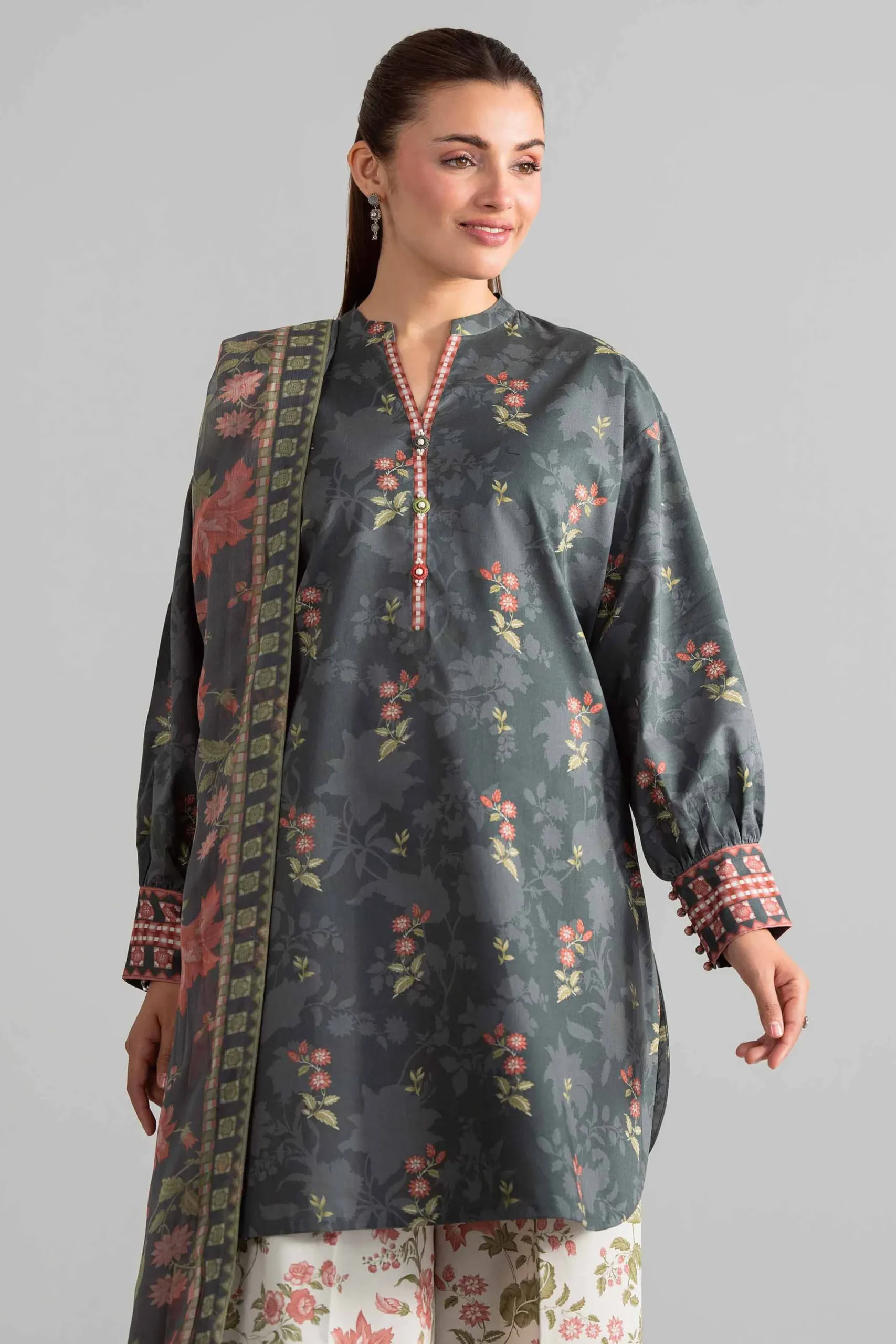 3 Piece - Digital Printed Suit - 42601903