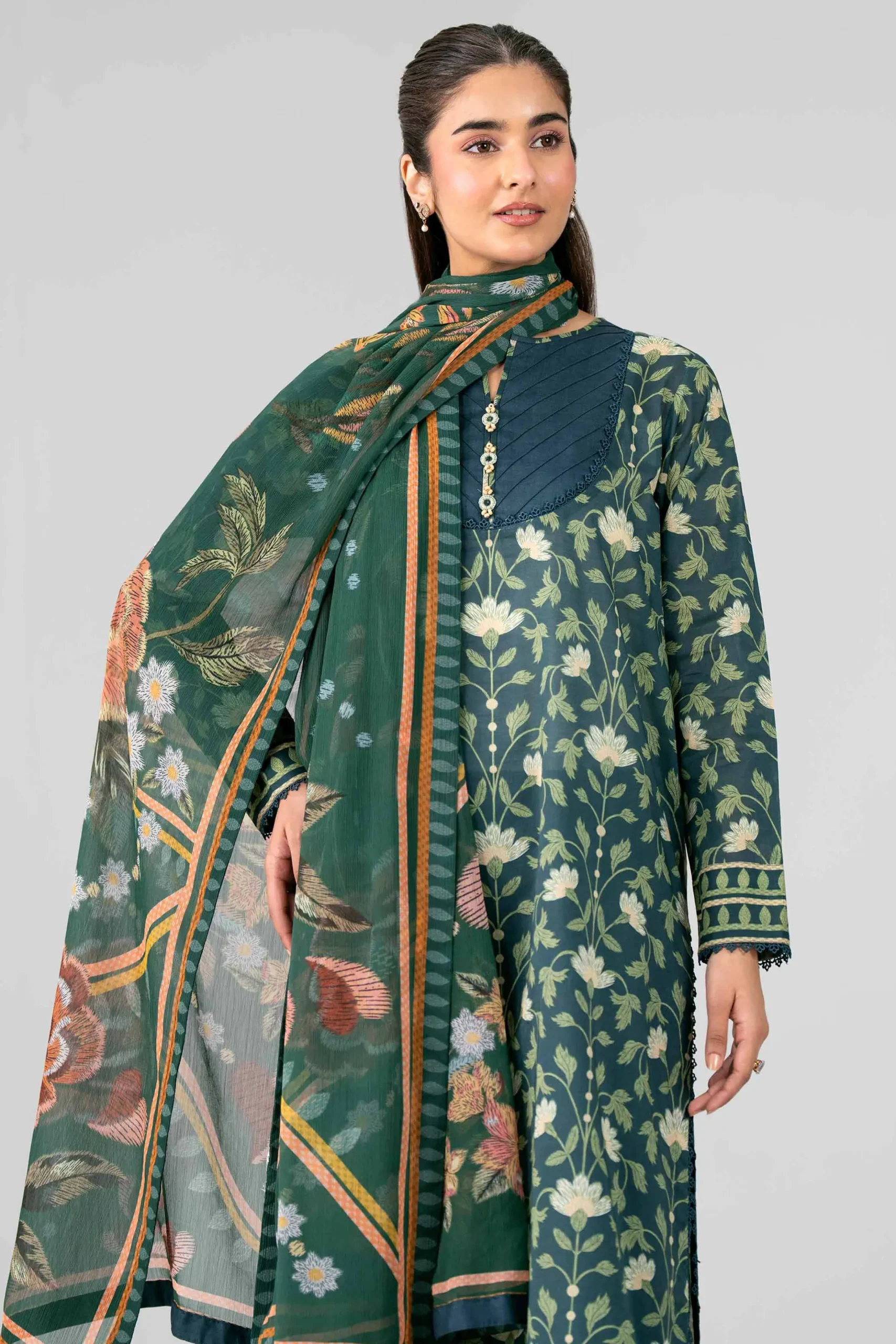 3 Piece - Digital Printed Suit - 42601768