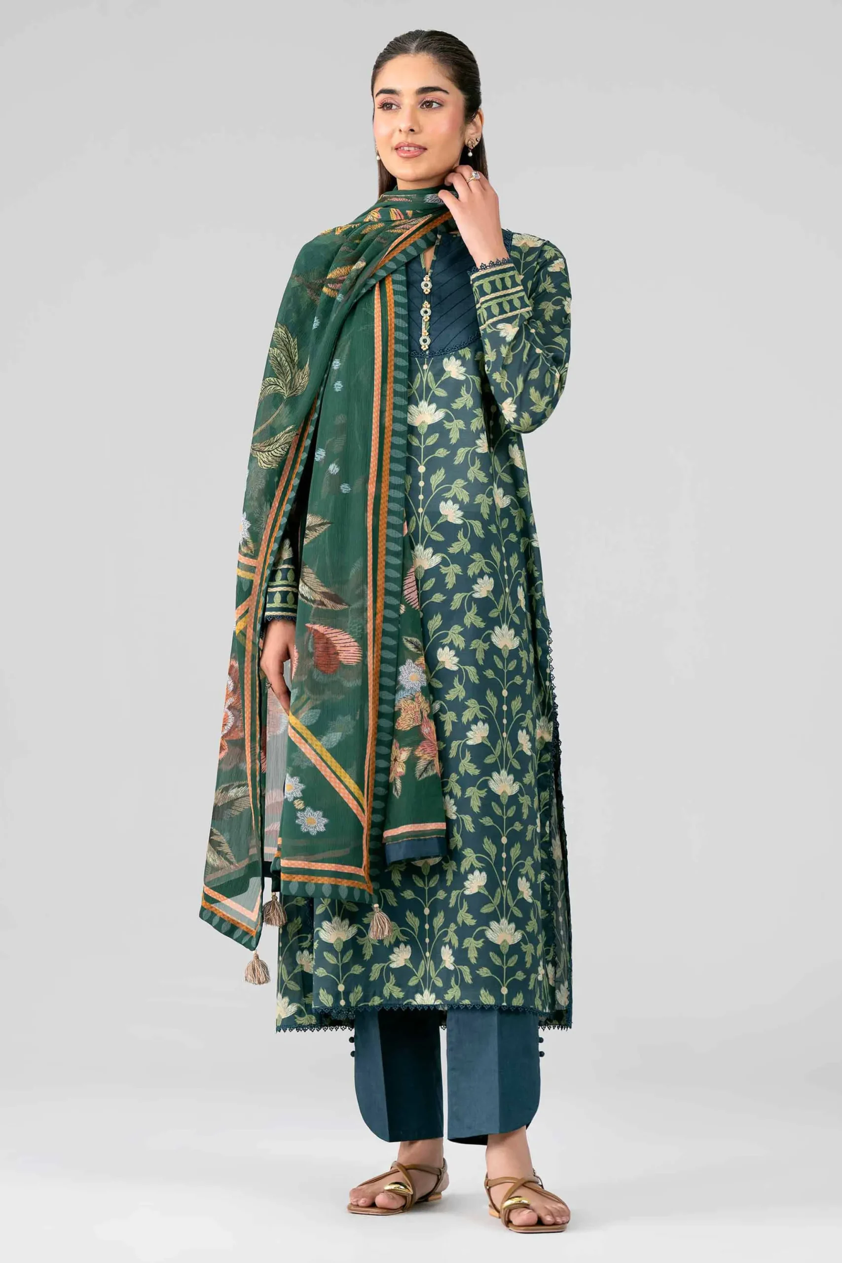 3 Piece - Digital Printed Suit - 42601768
