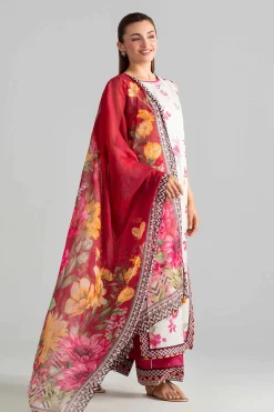 3 Piece - Digital Printed Suit - 42601908