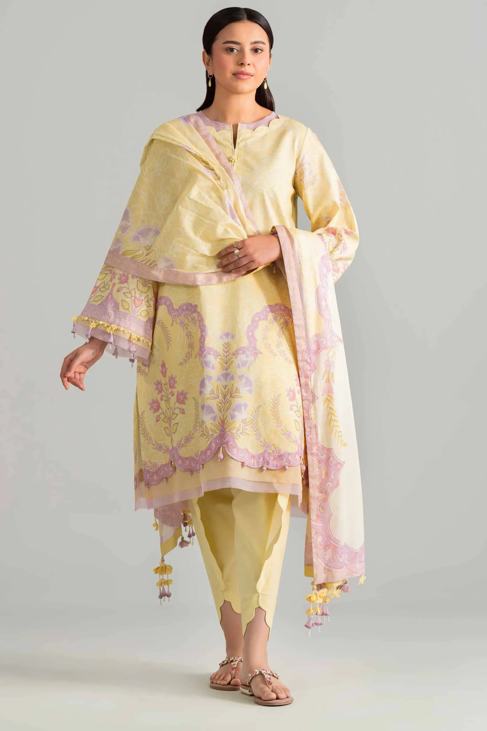 3 Piece - Digital Printed Suit - 42601853