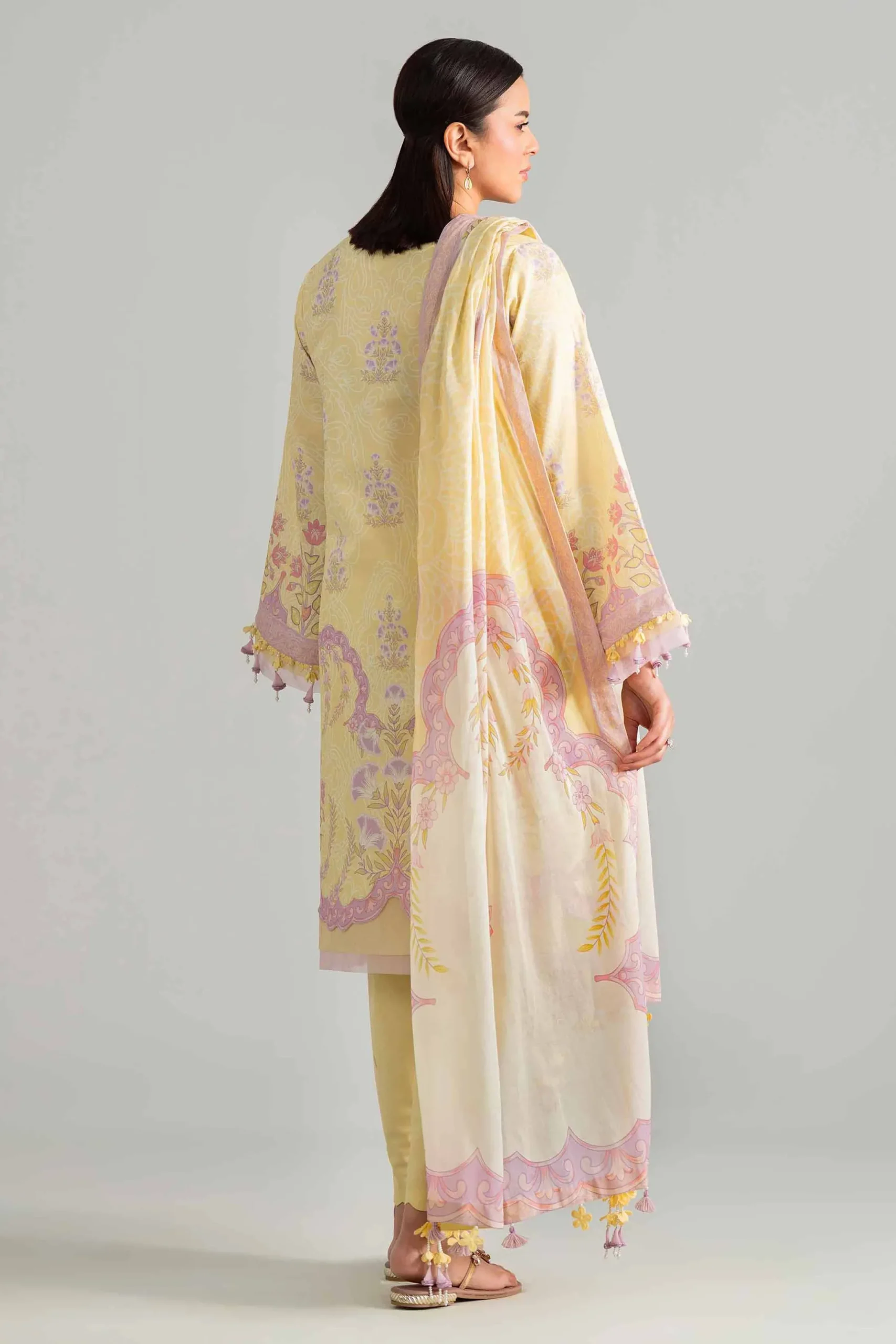 3 Piece - Digital Printed Suit - 42601853