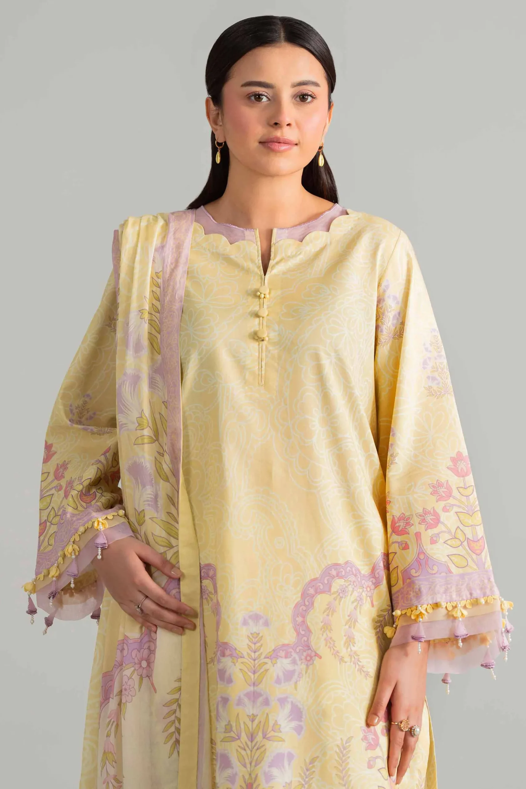 3 Piece - Digital Printed Suit - 42601853