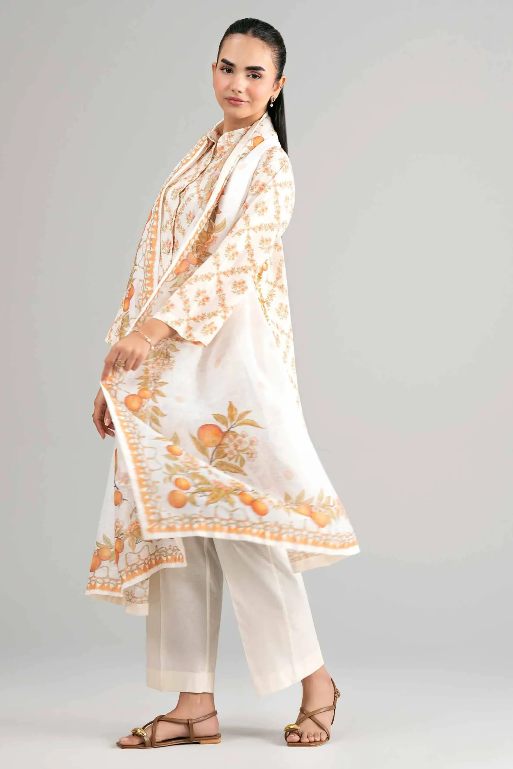 3 Piece - Digital Printed Suit - 42601501