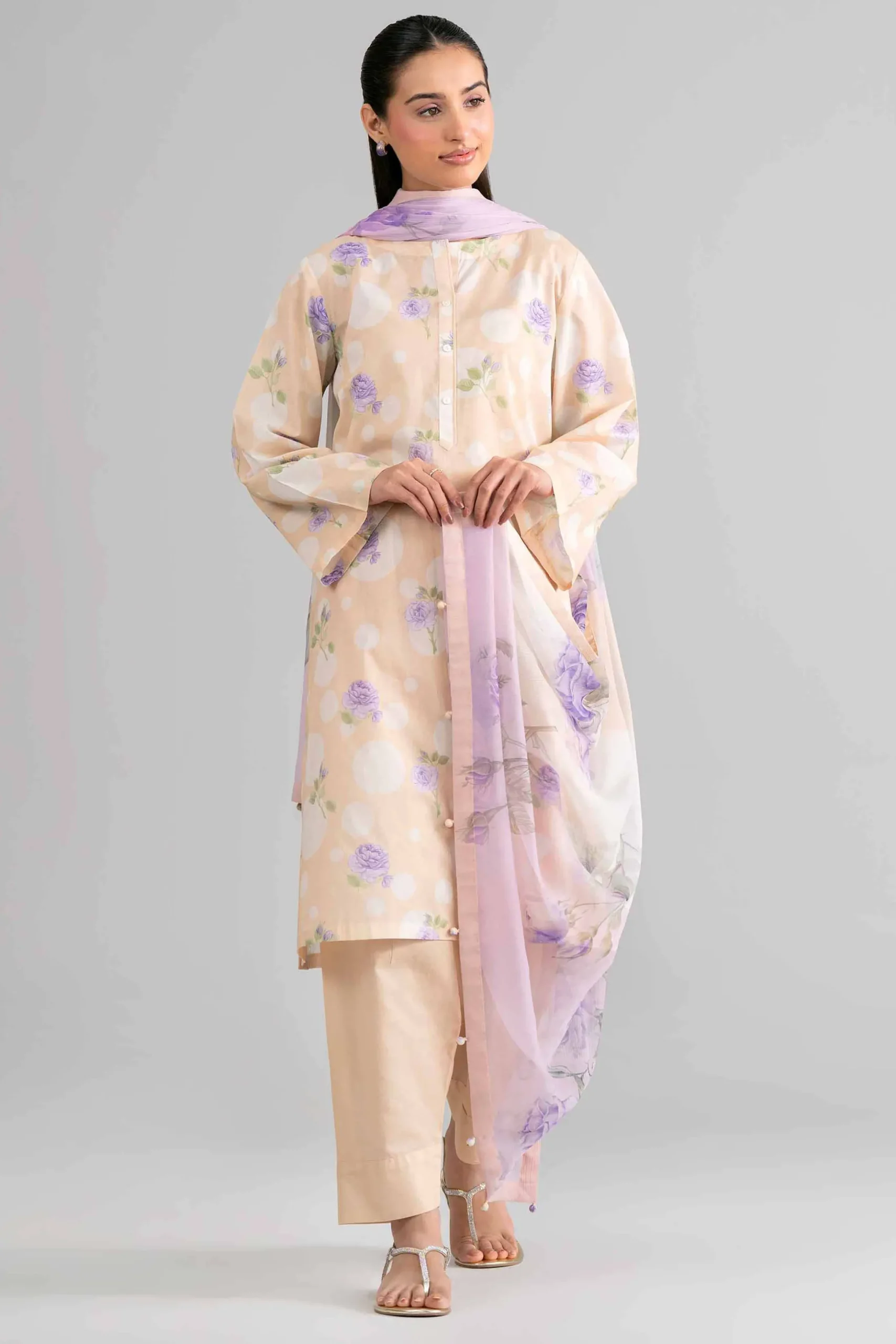 3 Piece - Digital Printed Suit - 42601762