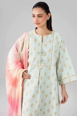 3 Piece - Digital Printed Suit - 42601767