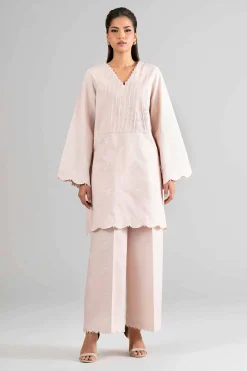 1 Piece - Dyed Embroidered Loose Fabric - 42602506