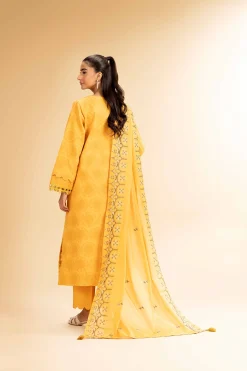 3 Piece - Dyed Embroidered Suit - 42501100