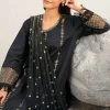 3 Piece - Dyed Printed Embroidered Suit - 42502025