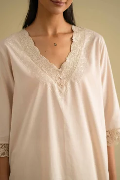 2 Piece - Embroidered Loungewear - KLS26-07