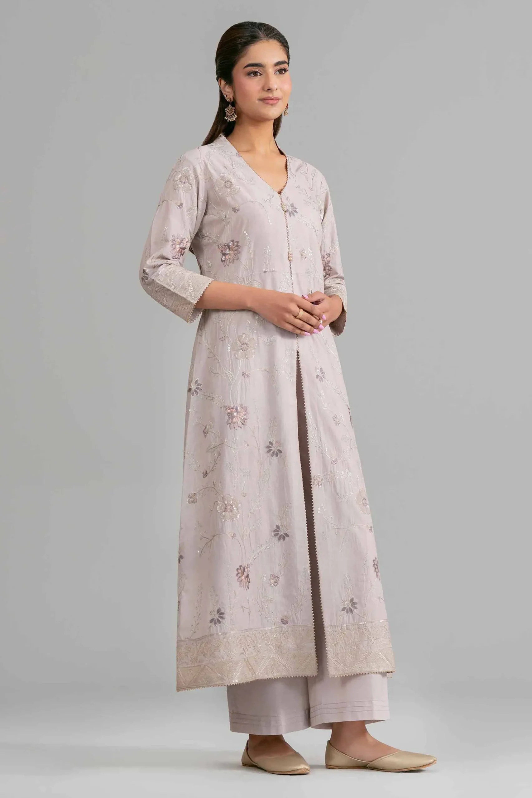 2 Piece - Embroidered Suit - 42619933