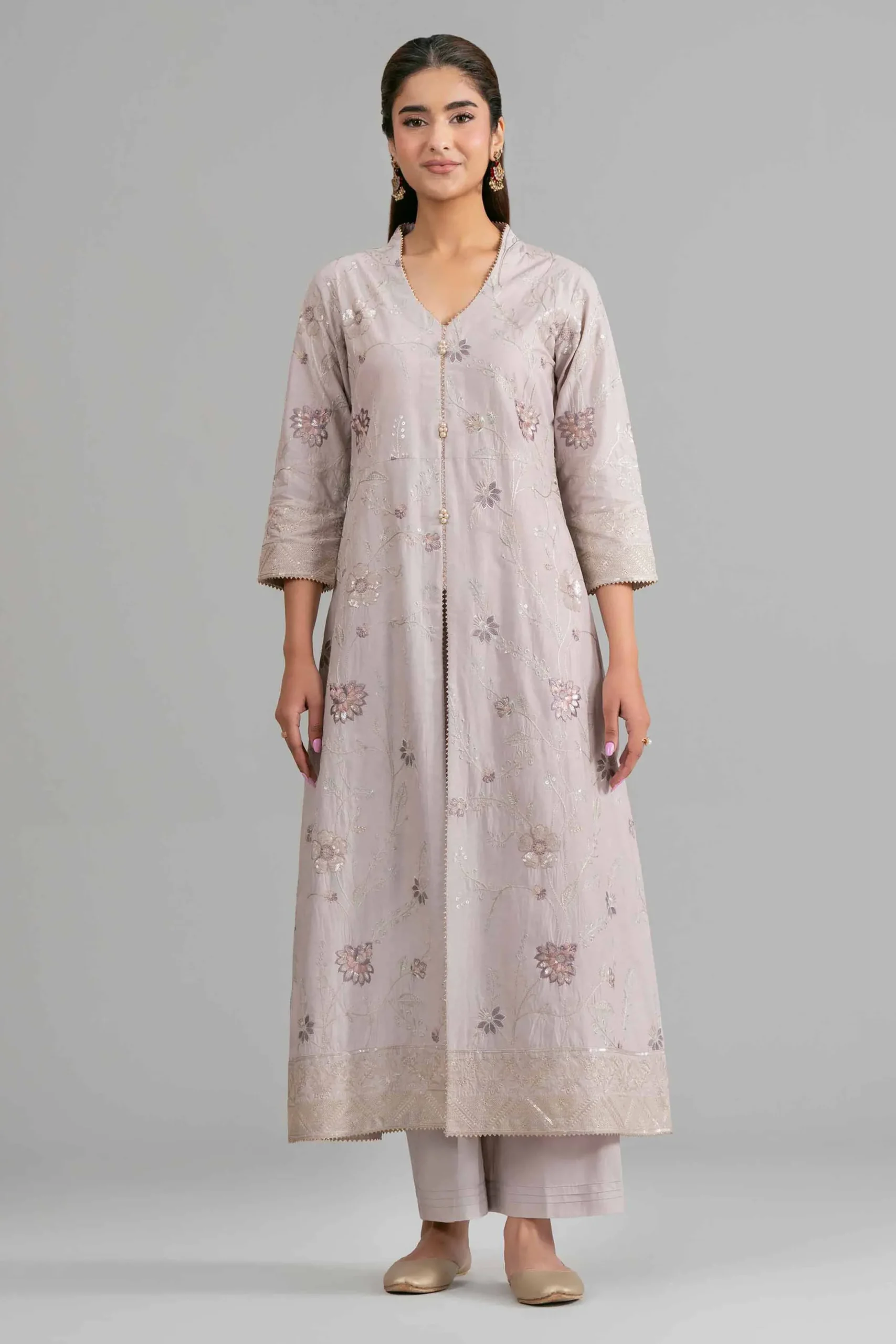 2 Piece - Embroidered Suit - 42619933