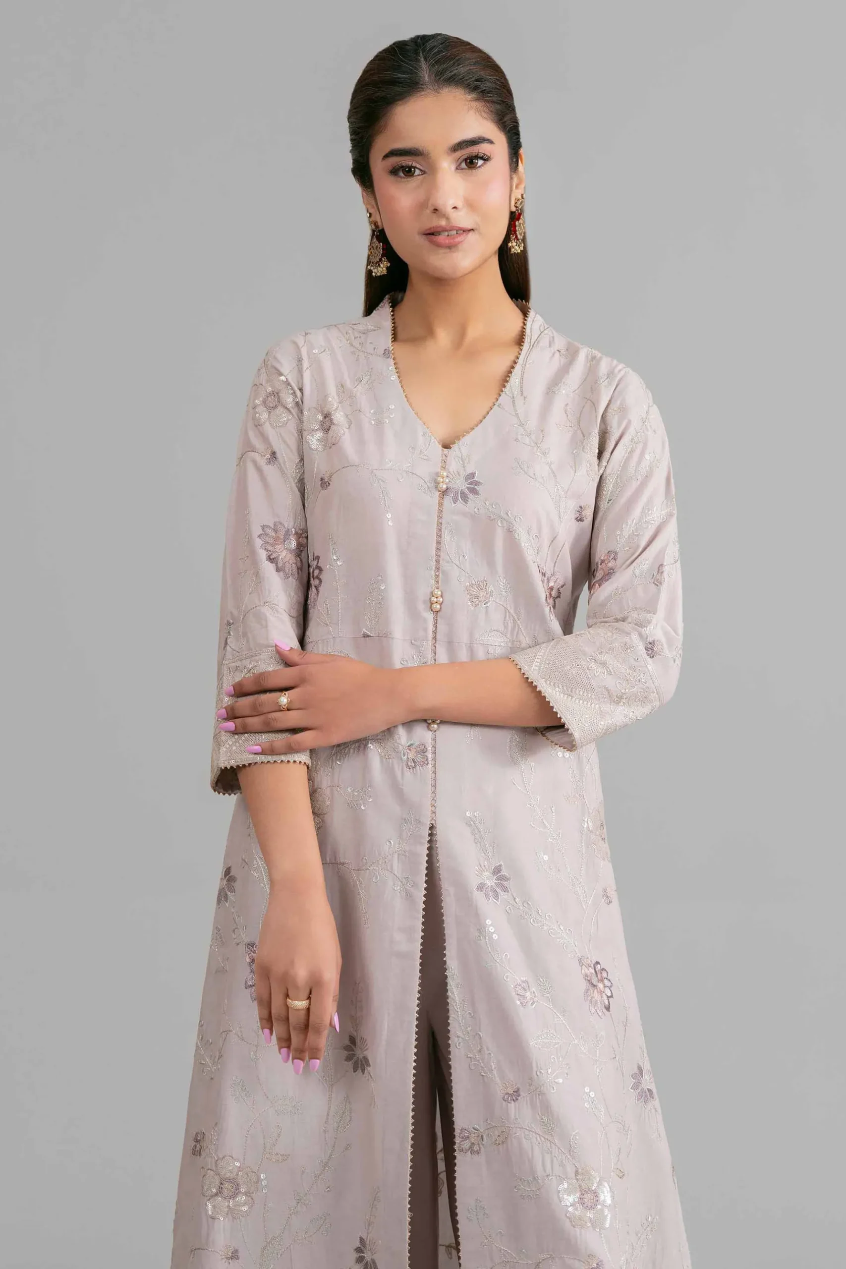 2 Piece - Embroidered Suit - 42619933
