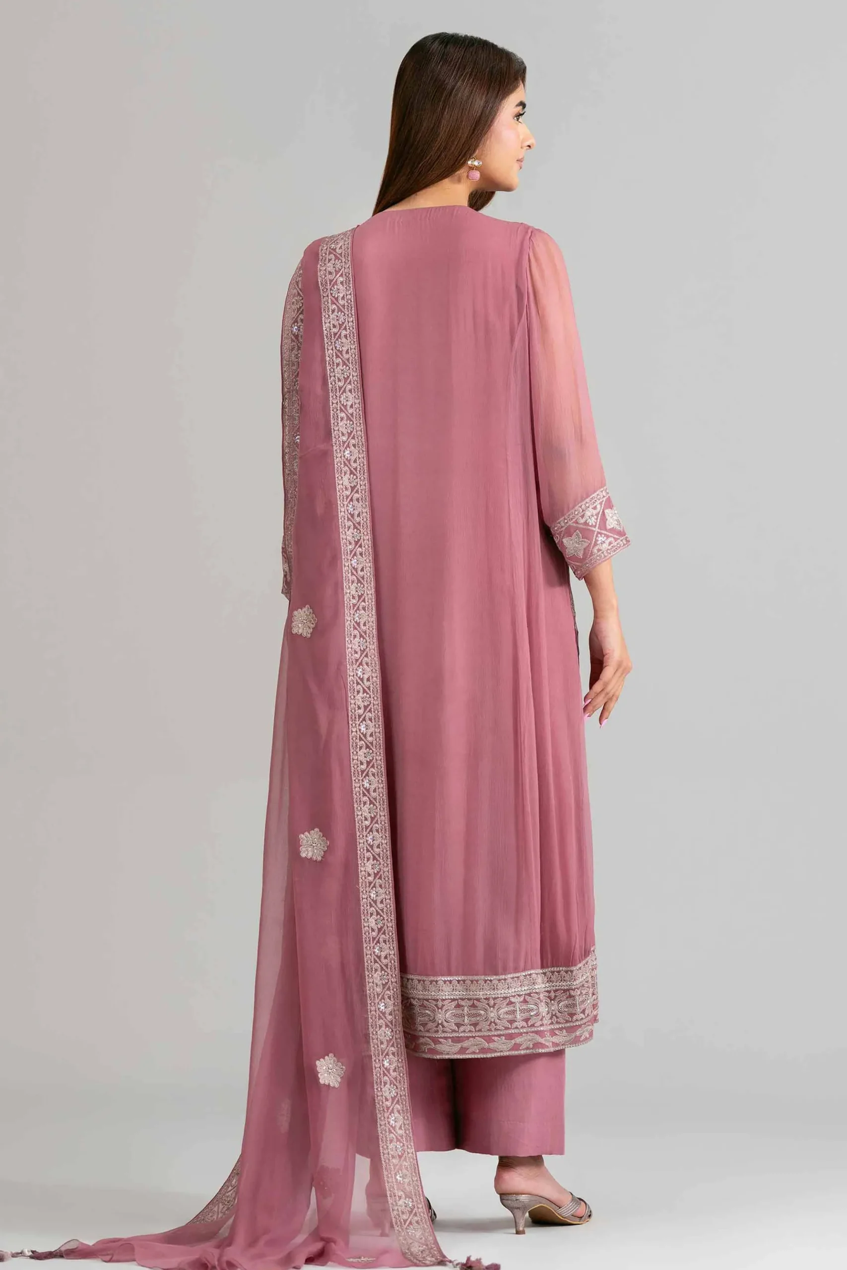 3 Piece - Embroidered Suit - 42619942