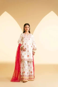 3 Piece - Embroidered Suit - 42219885