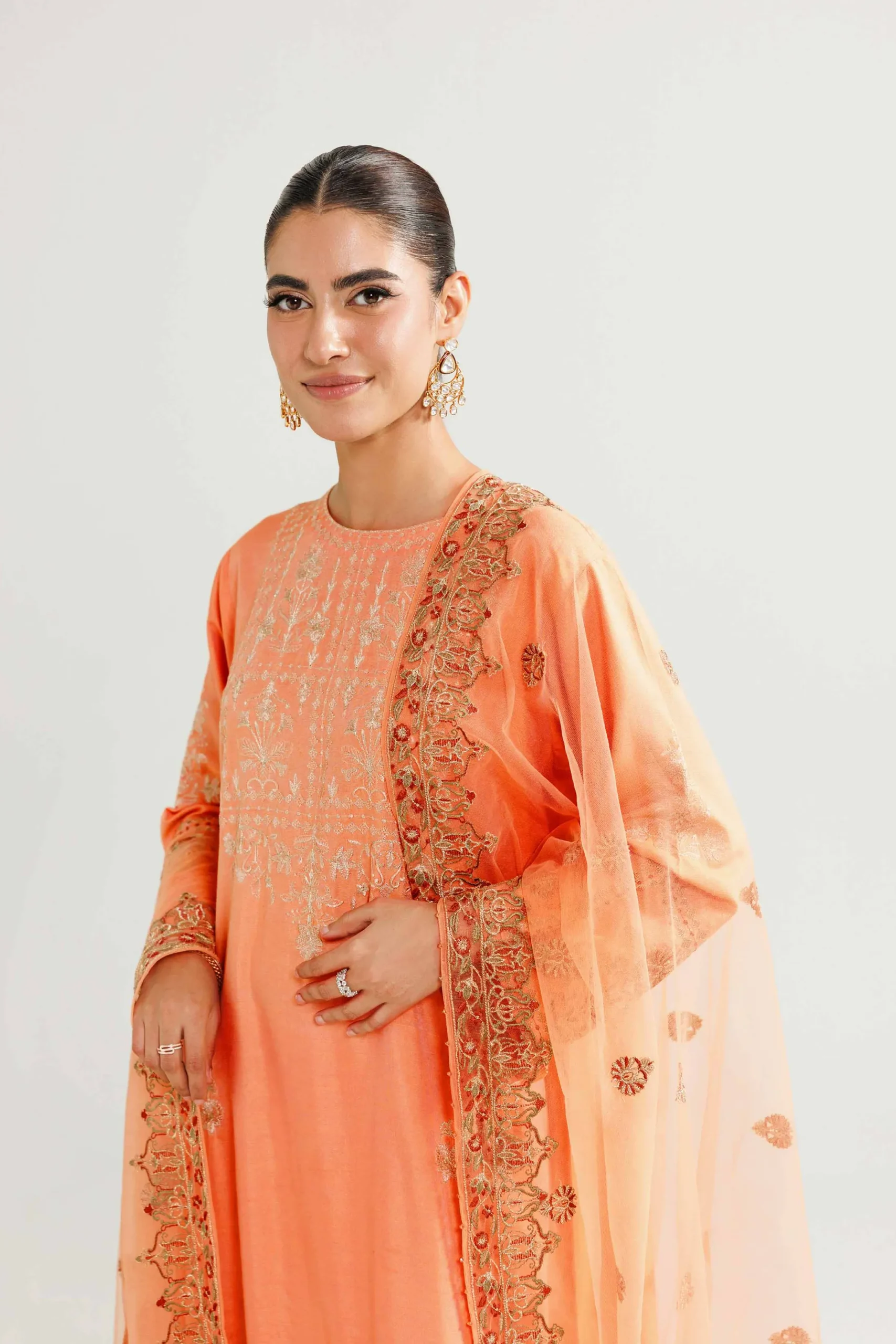 3 Piece - Embroidered Suit - 42519542