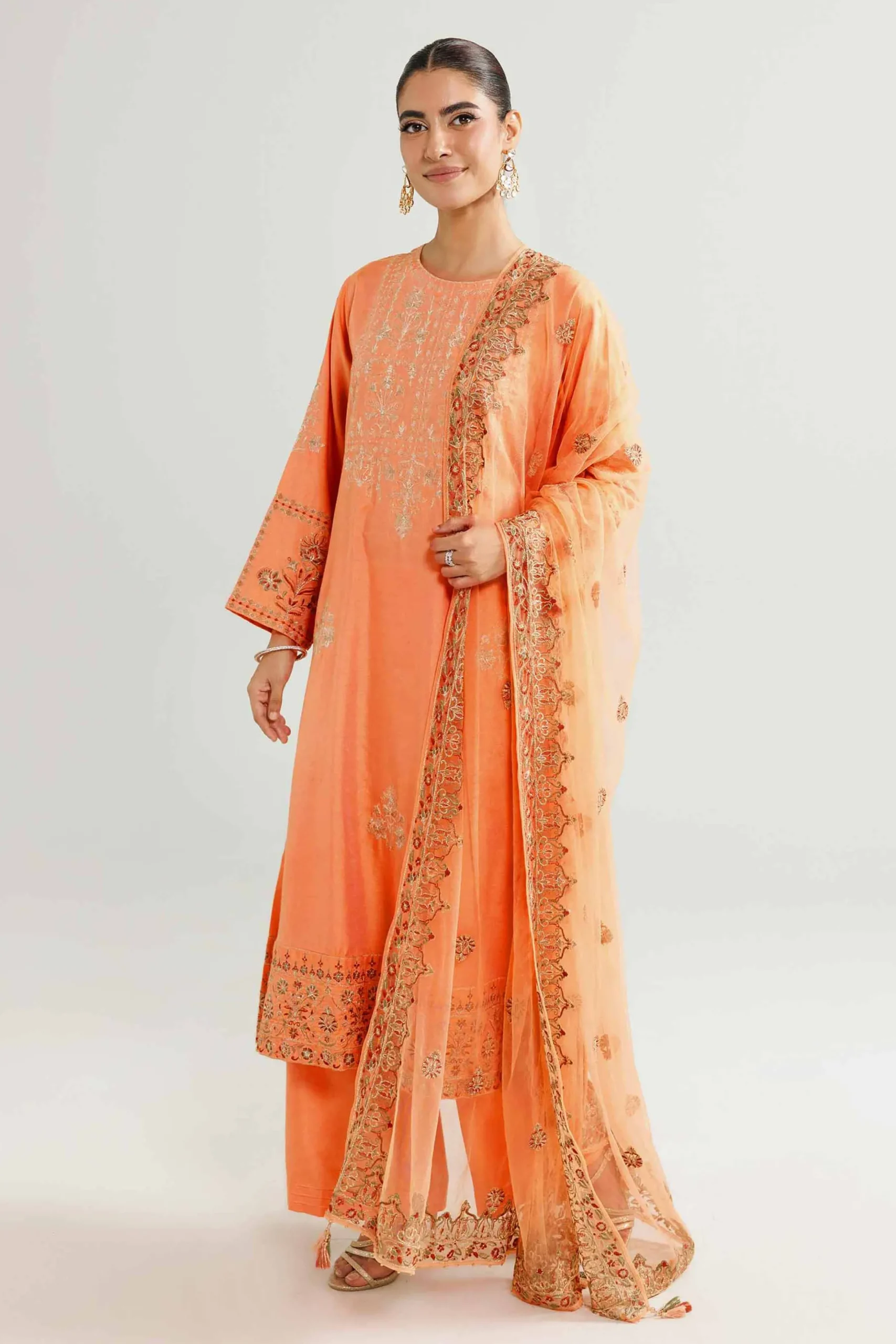 3 Piece - Embroidered Suit - 42519542