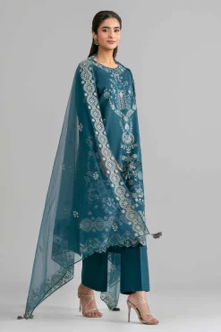 3 Piece - Embroidered Suit - 42619959