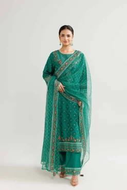 3 Piece - Embroidered Suit - 42519545