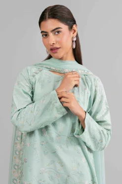 3 Piece - Embroidered Suit - 42619941
