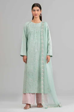 3 Piece - Embroidered Suit - 42619941