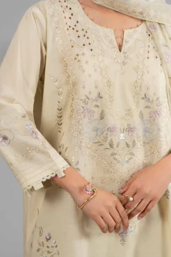 3 Piece - Embroidered Suit - 42619946