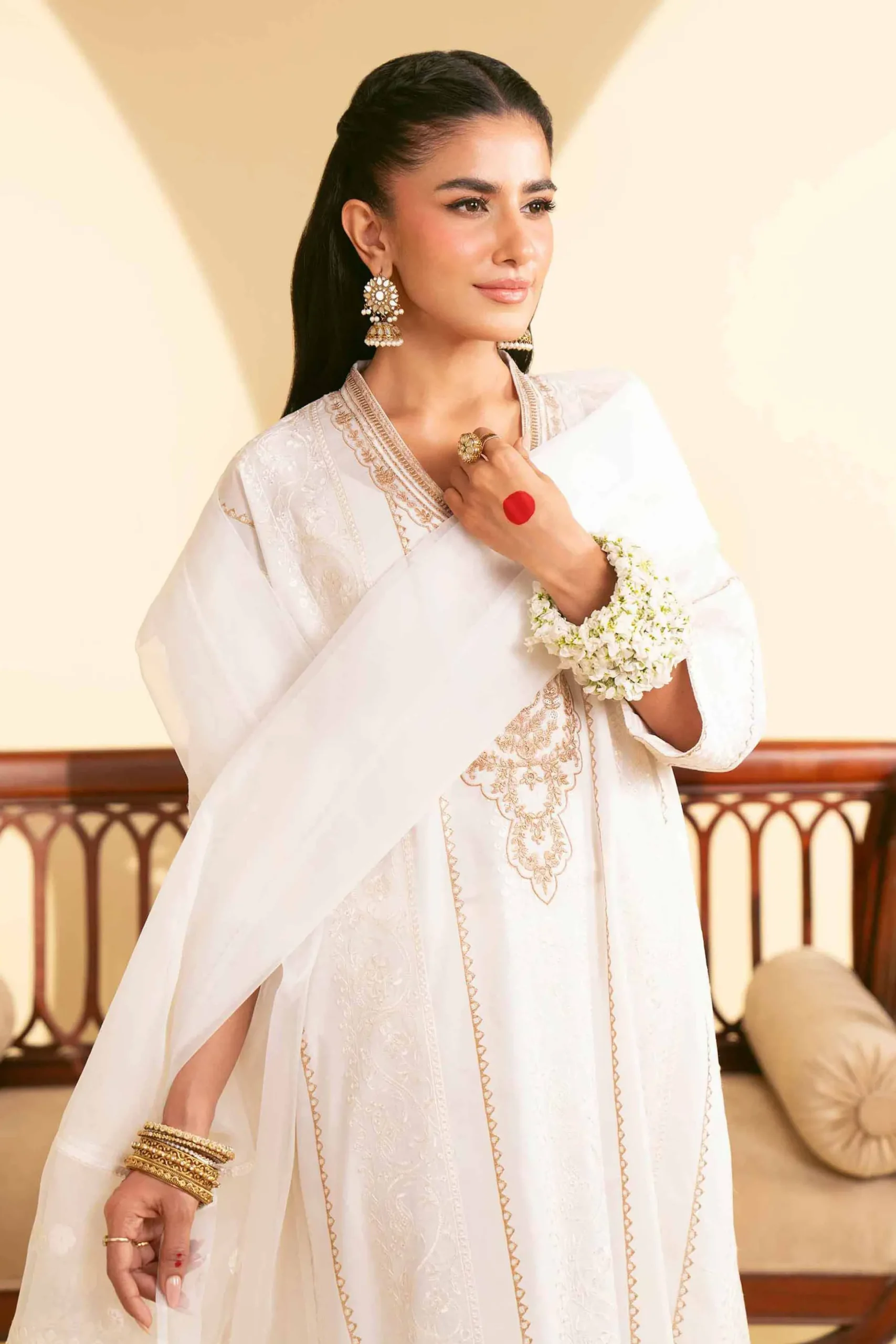 3 Piece - Embroidered Suit - 42519373