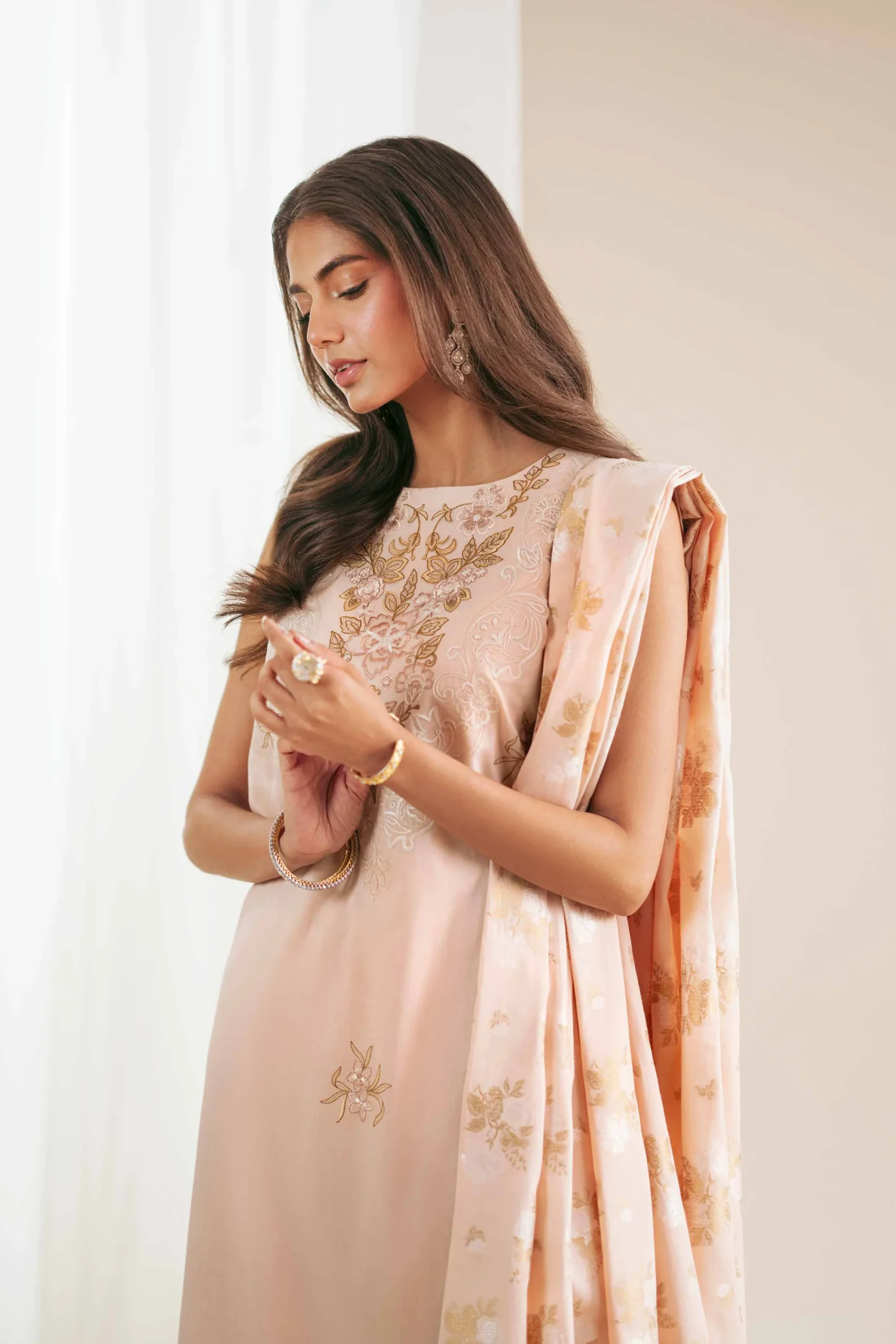 3 Piece - Embroidered Suit - 42519212