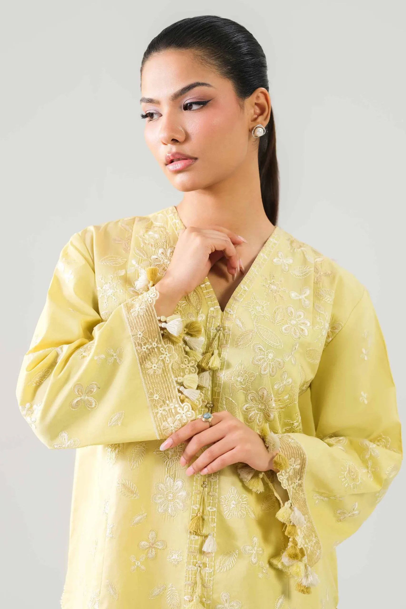 2 Piece - Embroidered Suit - 42601054