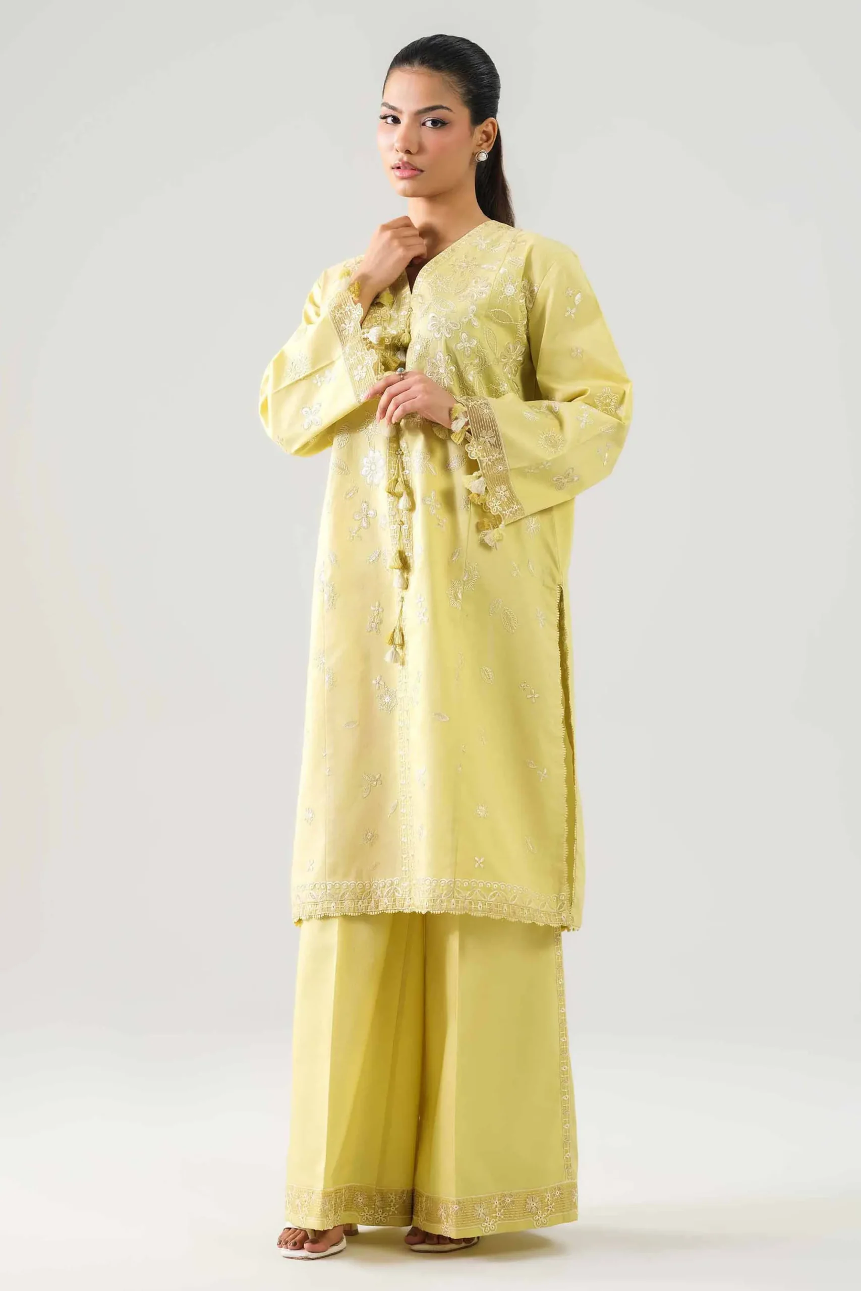 2 Piece - Embroidered Suit - 42601054