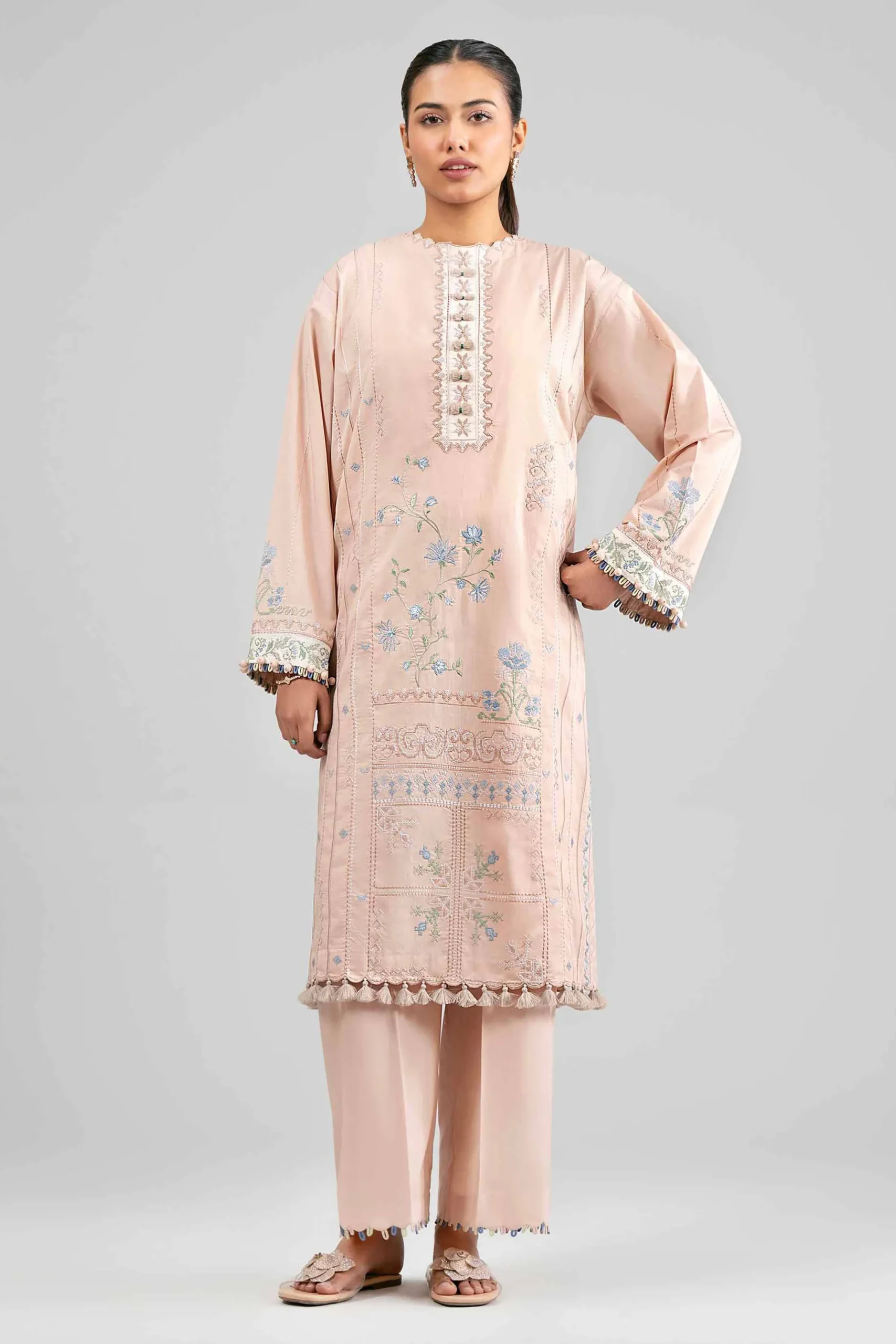2 Piece - Embroidered Suit - 42601425