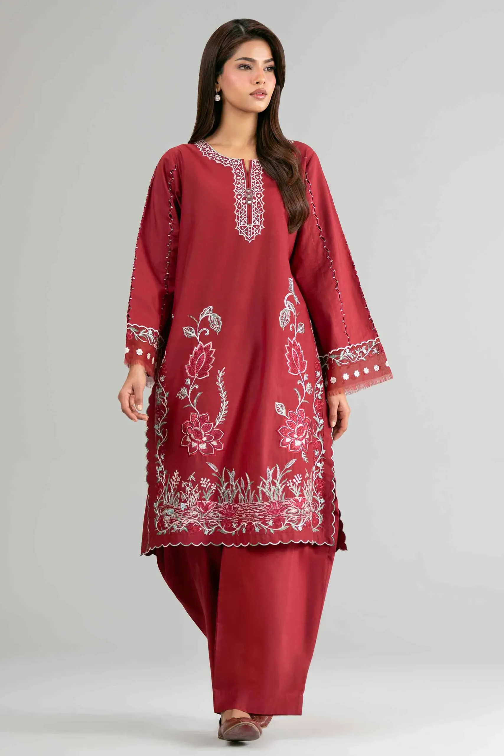 2 Piece - Embroidered Suit - 42601625