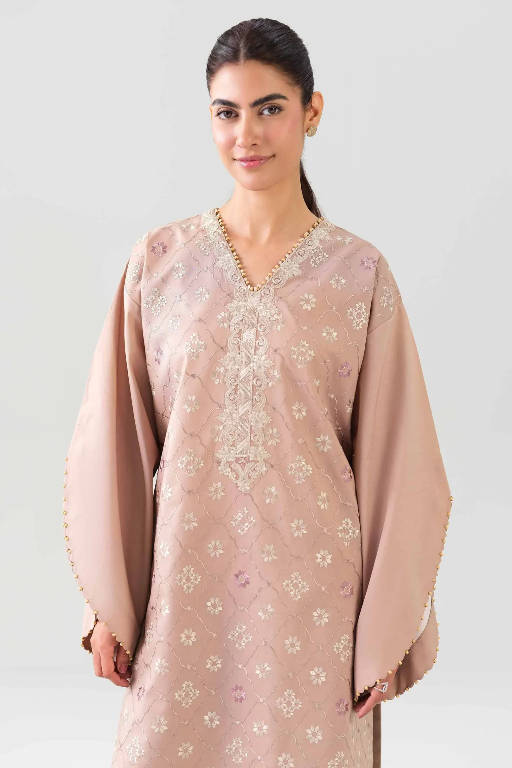2 Piece - Embroidered Suit - 42601091