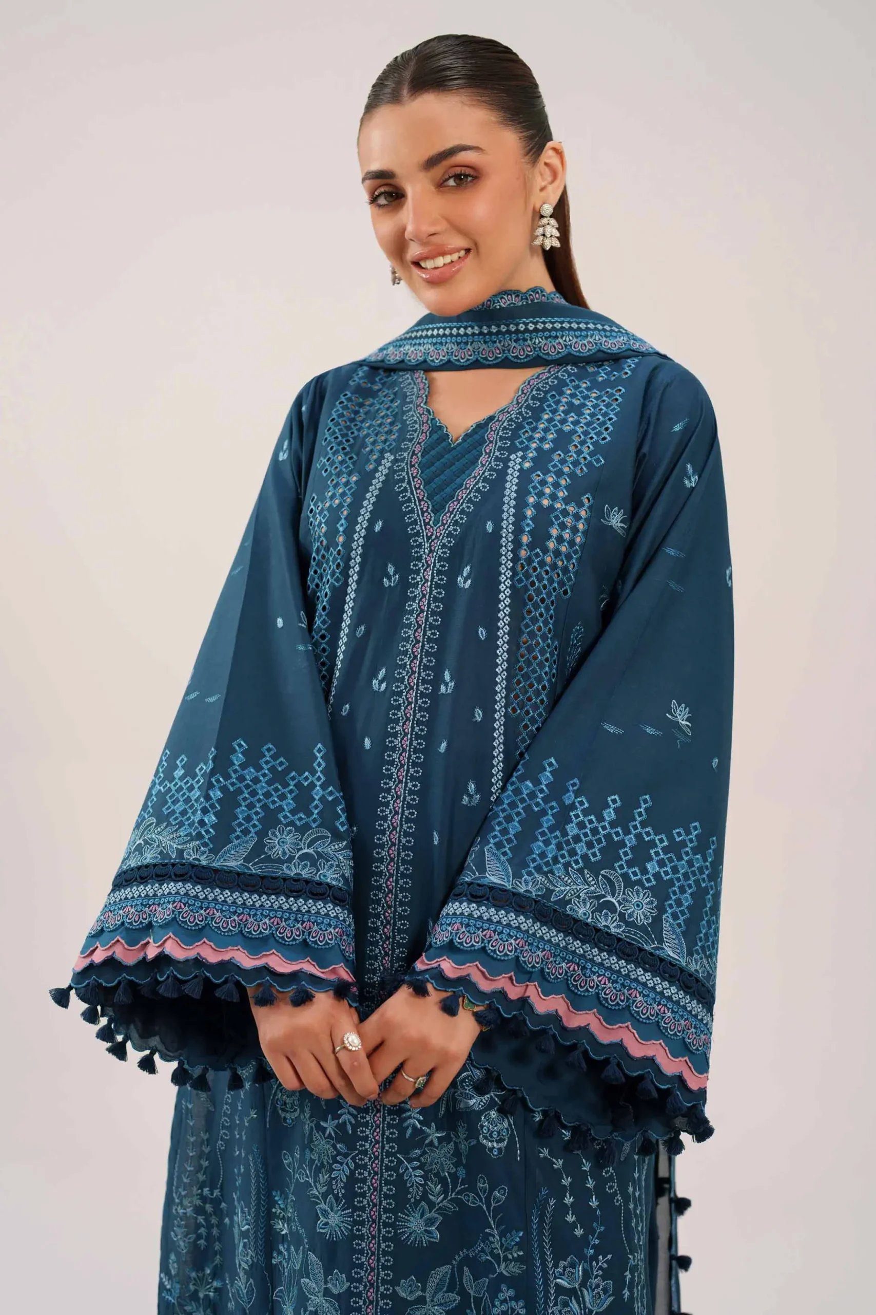 3 Piece - Embroidered Suit - 42601293