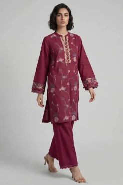 2 Piece - Embroidered Suit - 42601643